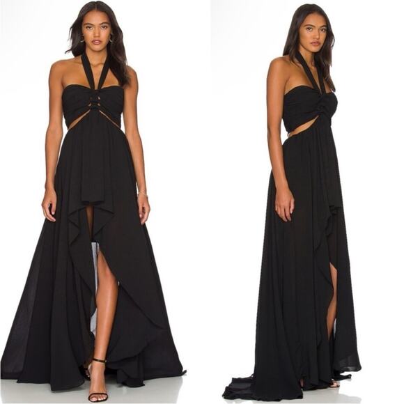 Ronny Kobo Natasha Halter Dress - Picture 1 of 7